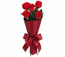 Букет 5 Красных роз Эдлесс Лав #REPLACE_PRED# Старой Меловой
