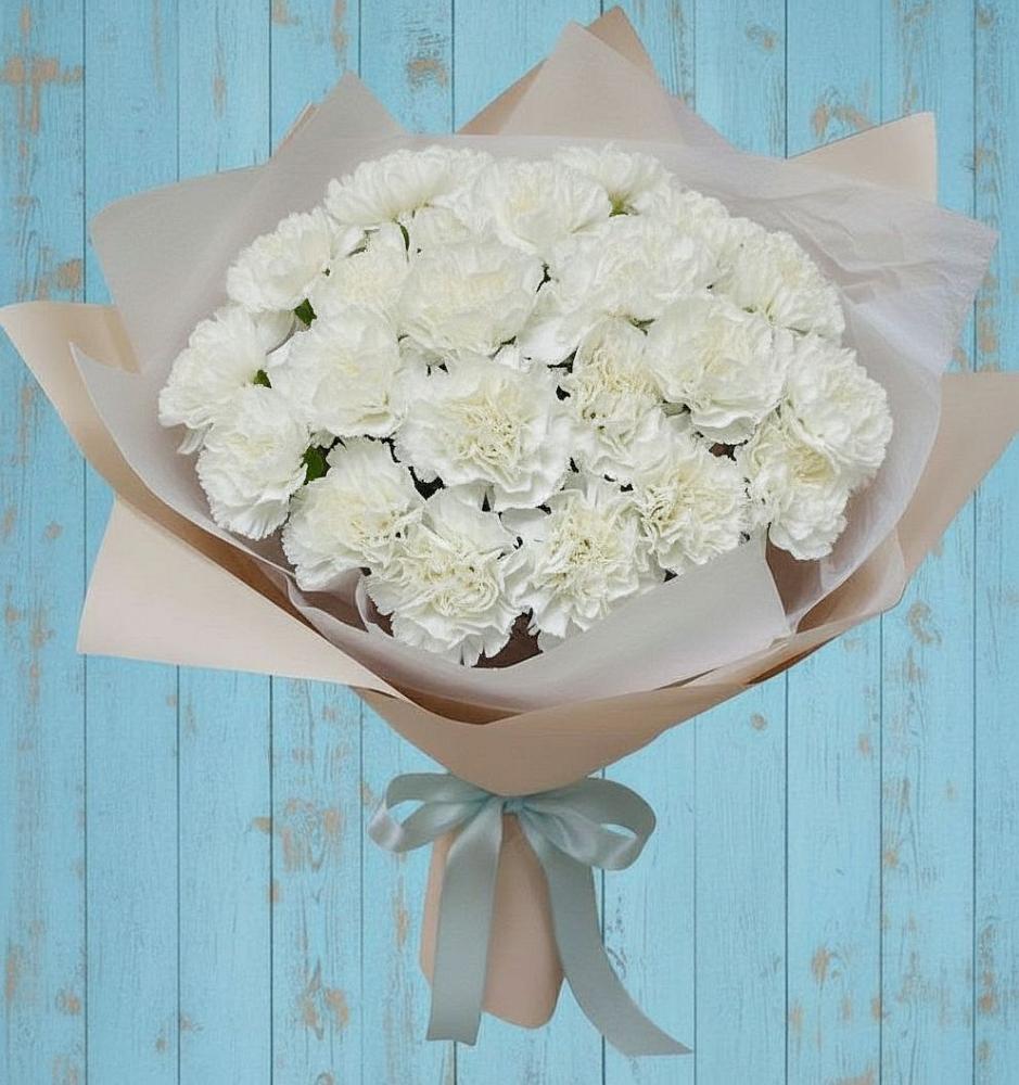 Букет цветов из: Гвоздики в Старой Меловой