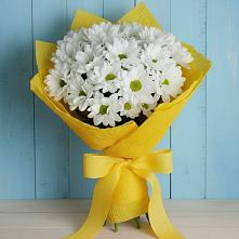 Букет цветов из:  Хризантемы #REPLACE_PRED# Старой Меловой