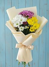 Букет цветов из:  Хризантемы в Старой Меловой