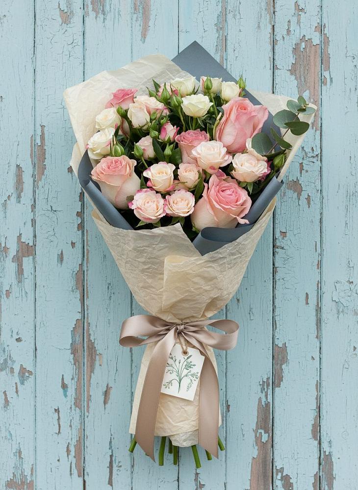 Букет цветов из: Розы в Старой Меловой