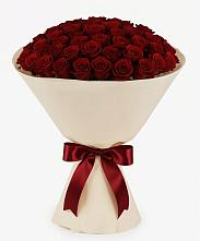 Букет 101 Бордовая роза Блэк Бакарра в Старой Меловой