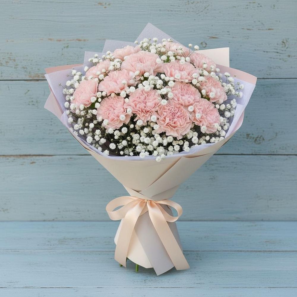 Букет цветов из: Гвоздики в Старой Меловой