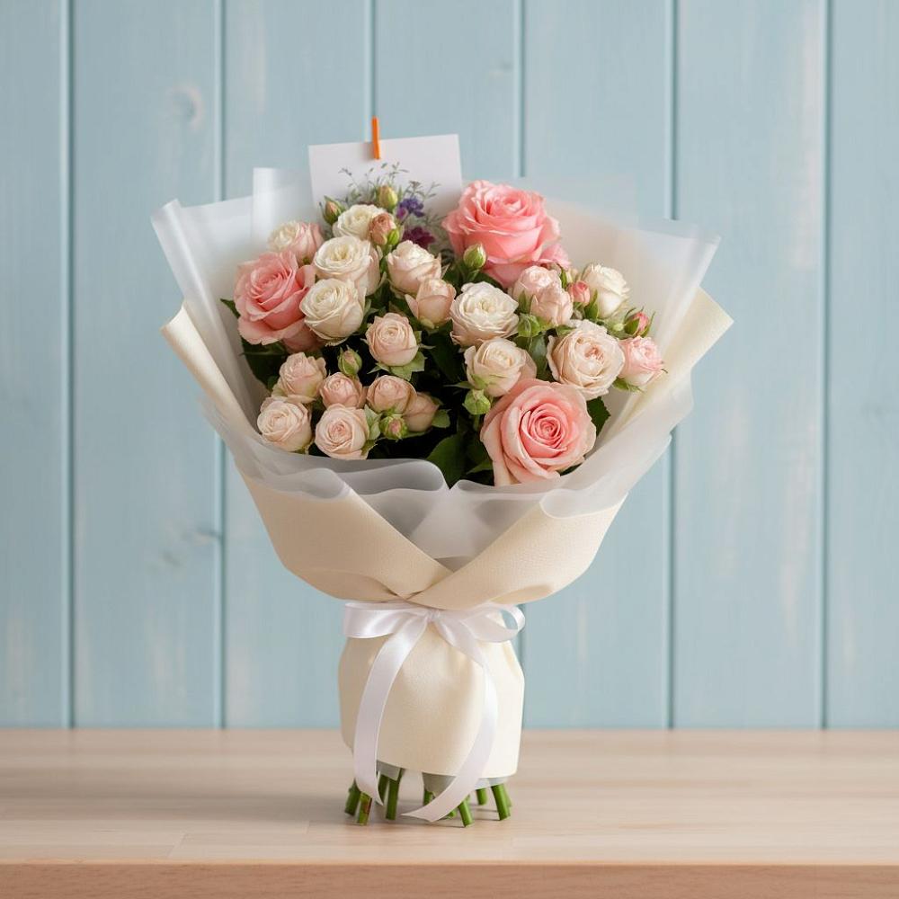 Букет цветов из: Розы в Старой Меловой