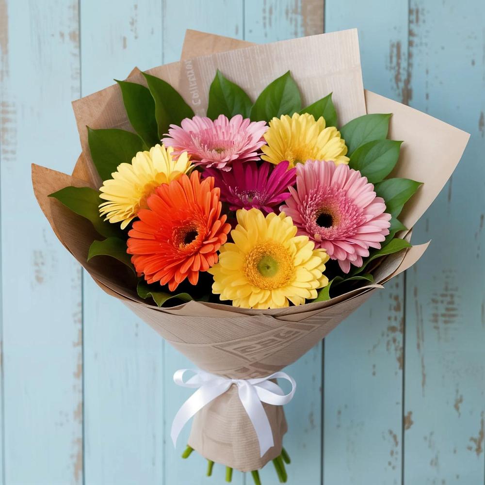 Букет цветов из: Герберы в Старой Меловой