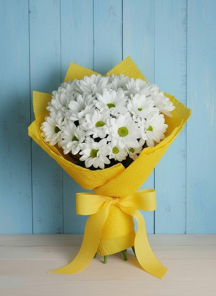Букет цветов из: Хризантемы в Старой Меловой