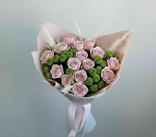 Букет цветов из:  Розы и Хризантемы в Старой Меловой