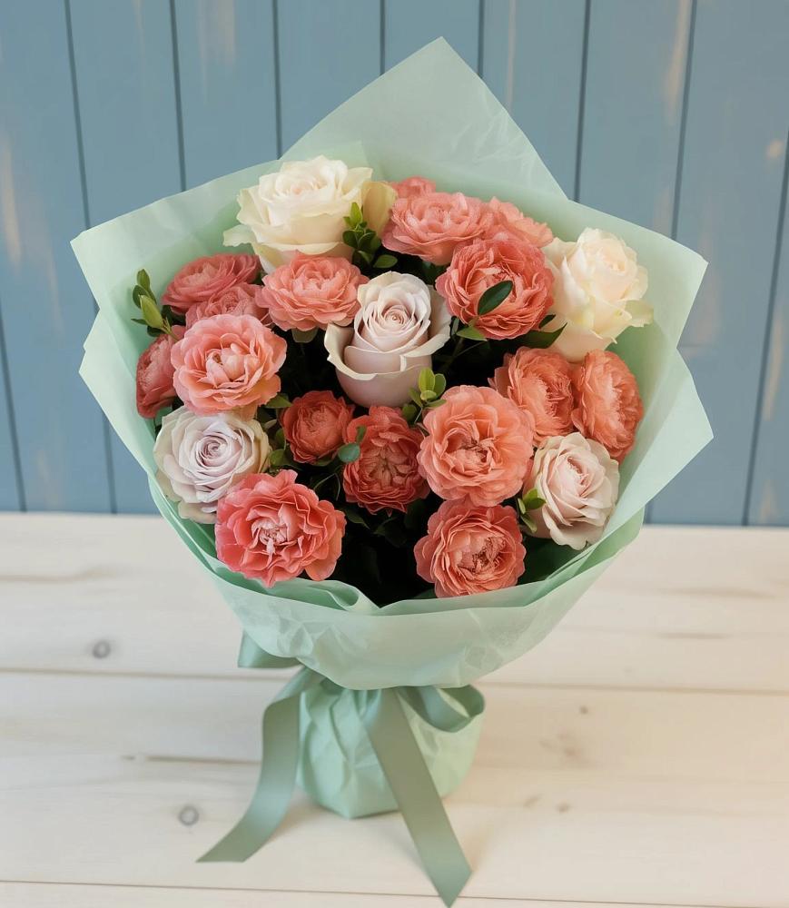 Букет цветов из: Розы в Старой Меловой