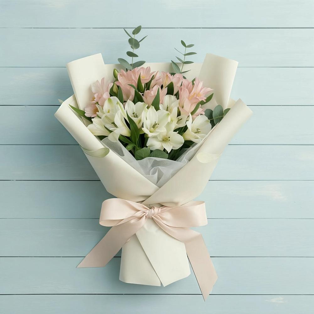 Букет цветов из: Альстромерии в Старой Меловой