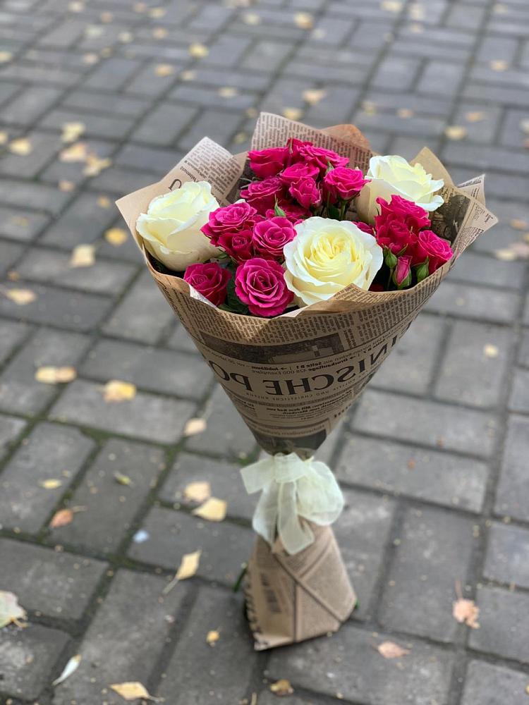 Букет цветов из: Розы в Старой Меловой